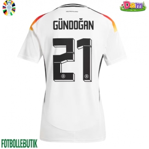 Tyskland Ilkay Gundogan #21 Hemmatröja Kvinnor EM 2024 Kortärmad